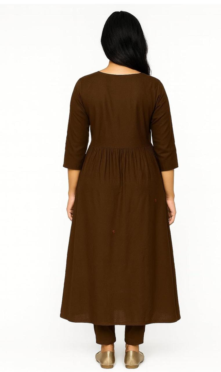 3-Piece A-Line Kurti Set