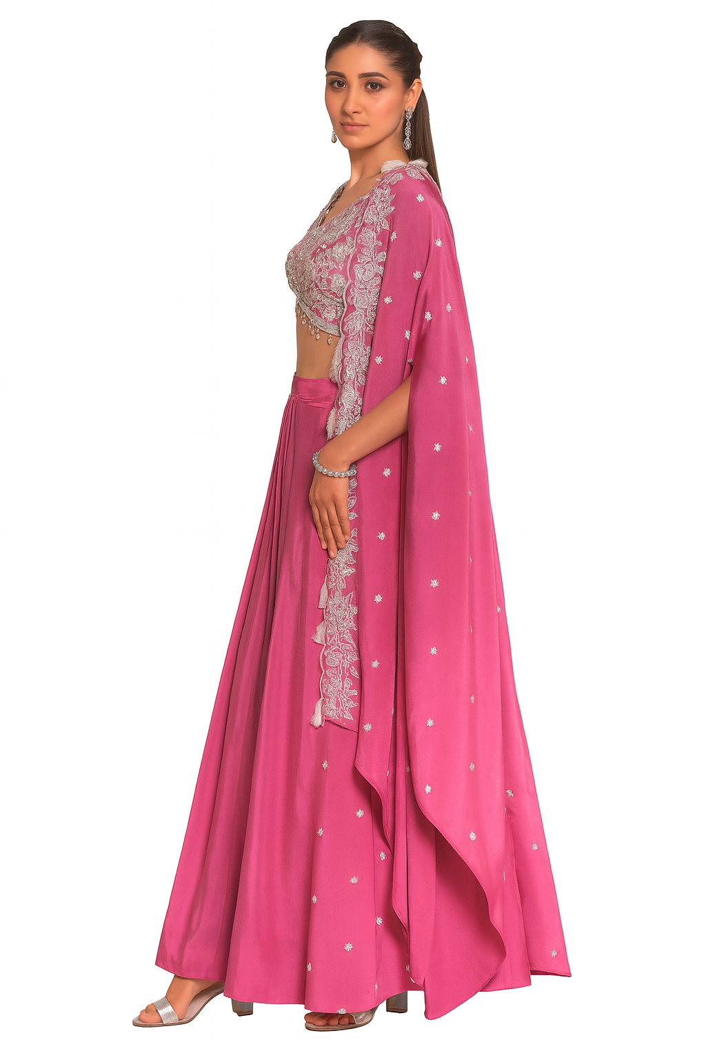 Jacket Style Co-Ord Set-Party Wear